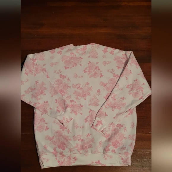 PINK x LoveShackFancy Bling Oversized Crew Sweatshirt & Sweatpants Set (M/L Set) - Picture 5 of 14